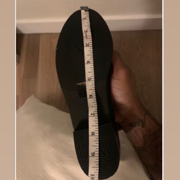 Stuart Weitzman Black Lowland Patent Vinyl Knee High Boots - Picture 4 of 4